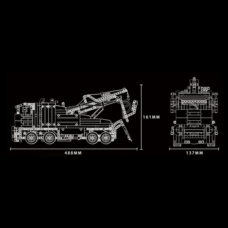 Remote Controlled Tow Truck 1497pcs - ENBRIC