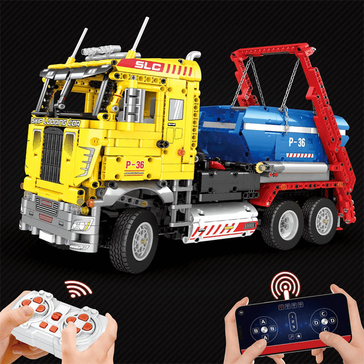Remote Controlled Skip Dump Truck 1917pcs - ENBRIC