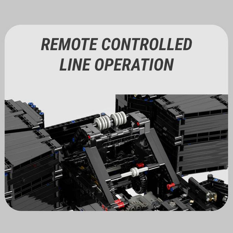 Red Edition Remote Controlled Crane 9176pcs - ENBRIC