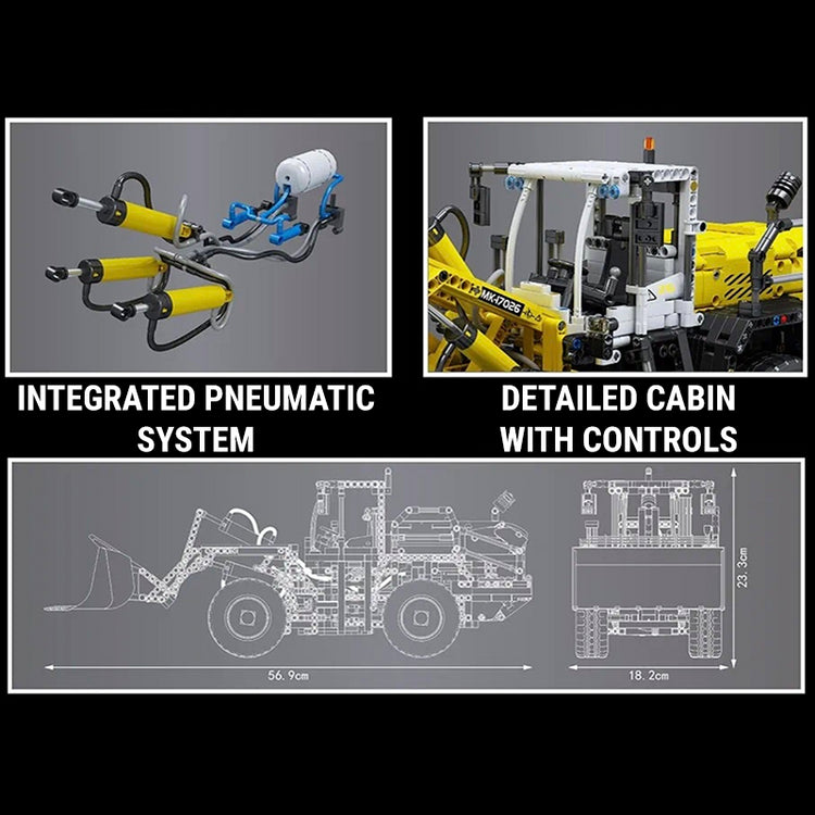Heavy Duty Remote Controlled Loader 1802pcs - ENBRIC
