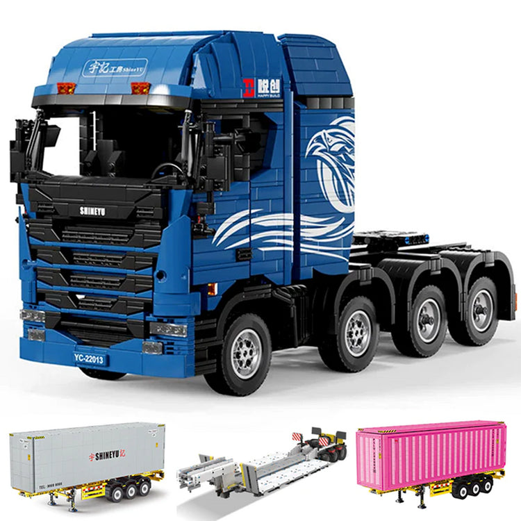Remote Controlled Truck With Trailer 4458pcs - ENBRIC