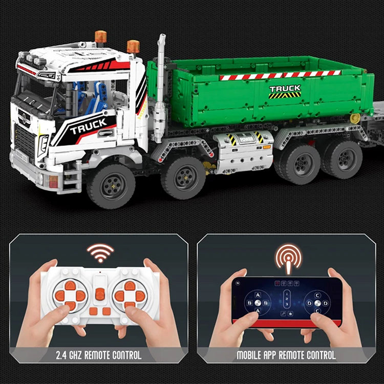 Remote Controlled Skip & Tow Truck 2949pcs - ENBRIC