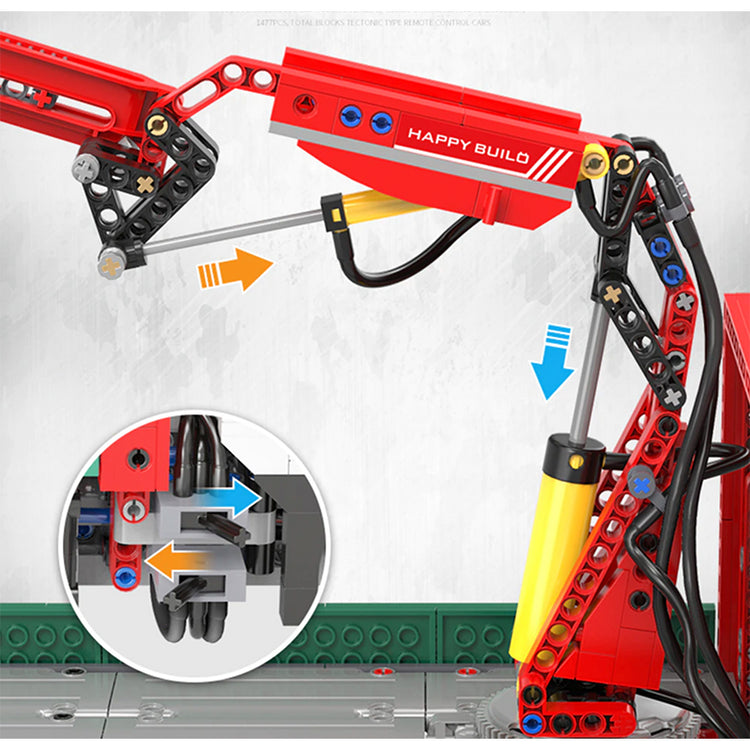 Remote Controlled Crane Truck 1476pcs - ENBRIC