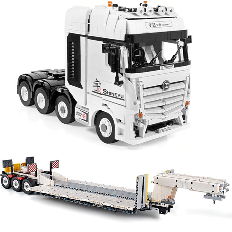 Remote Controlled Truck With Trailer 4458pcs - ENBRIC