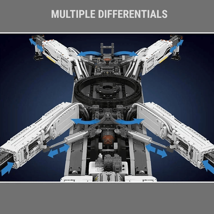 Heavy Duty Remote Controlled Crane V2 8505pcs - ENBRIC