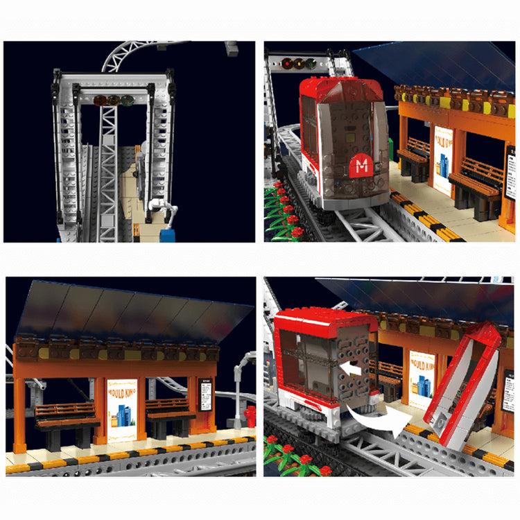 Motorised Monorail 1487pcs - ENBRIC
