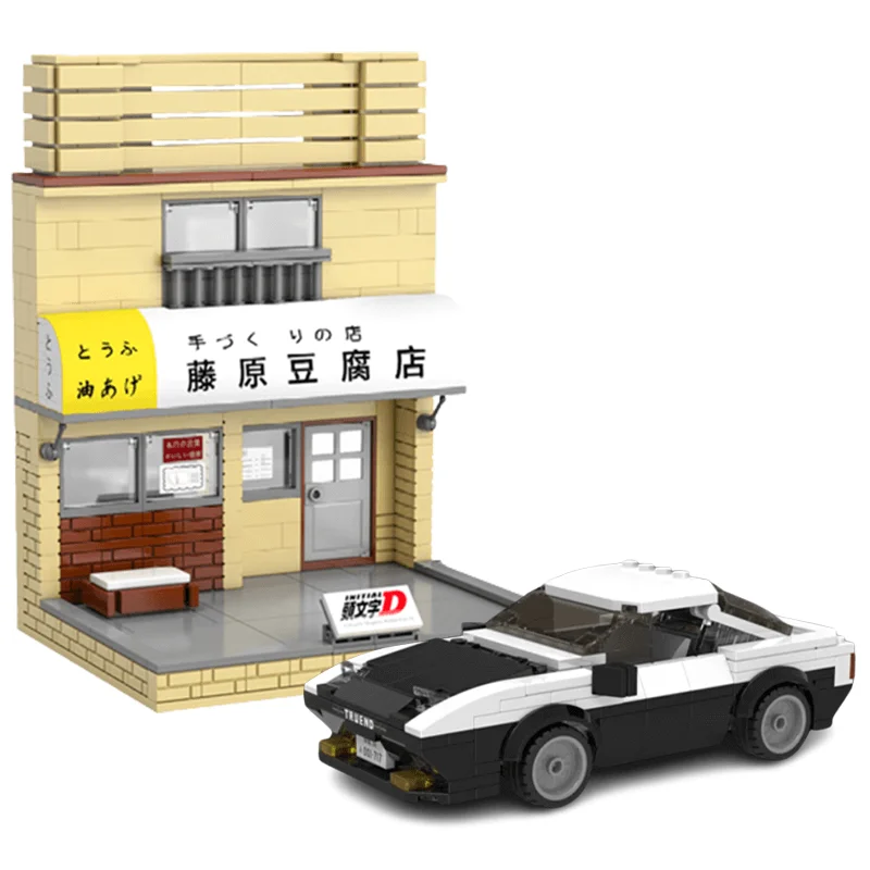 Initial D Fujiwara Tofu Shop & Ae86 486pcs - ENBRIC in Stock Now