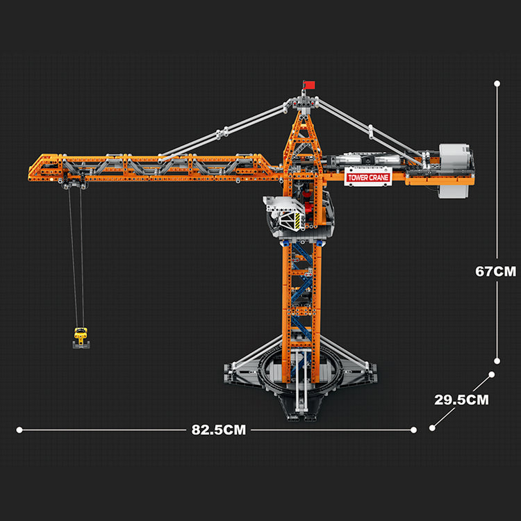 Remote Controlled Tower Crane 1287pcs - ENBRIC