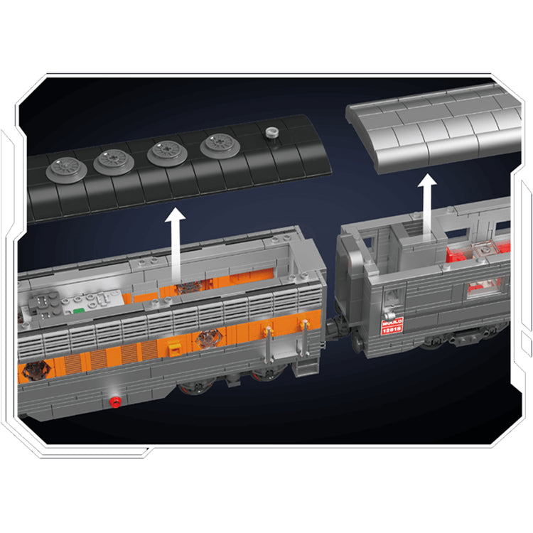 Emd F7 Locomotive 1540pcs - ENBRIC