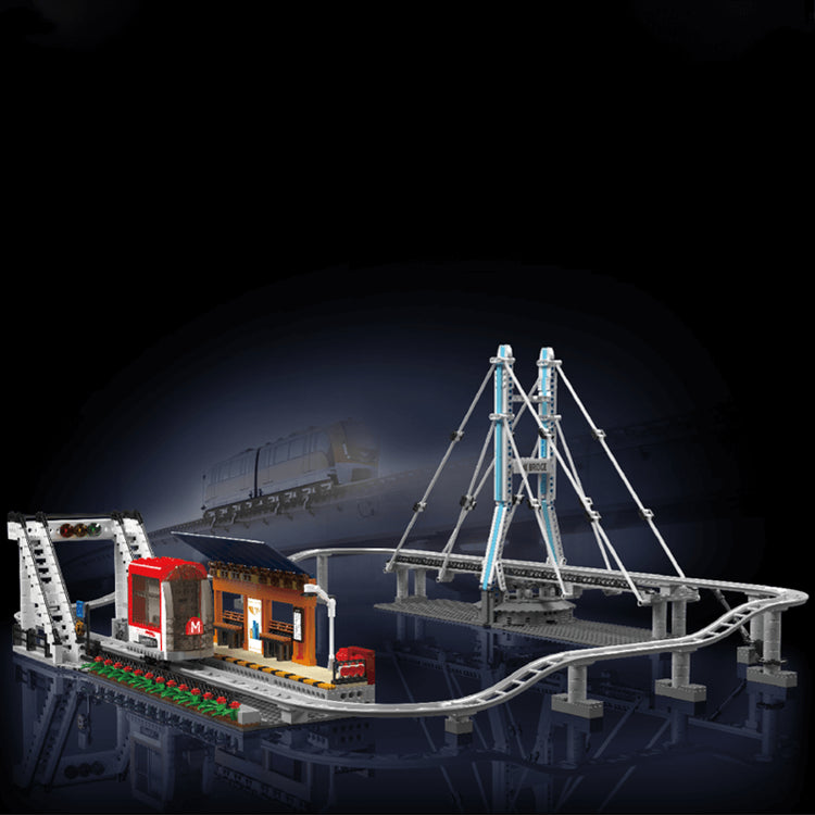 Motorised Monorail 1487pcs - ENBRIC