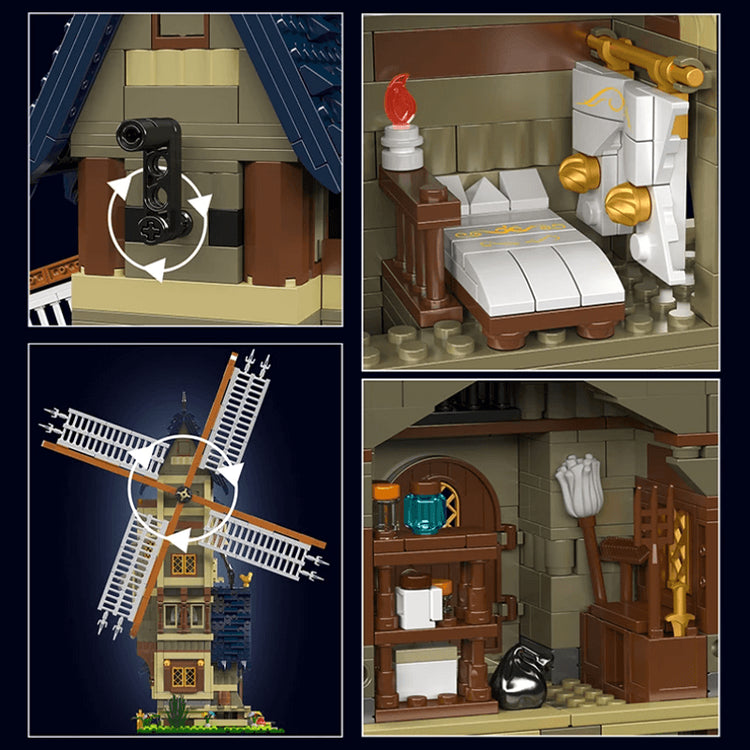 Middle Ages Windmill 1583pcs - ENBRIC