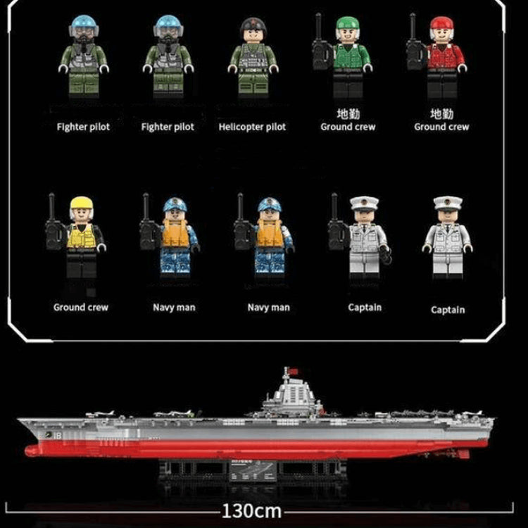 Aircraft Carrier 1:250 7017pcs - ENBRIC