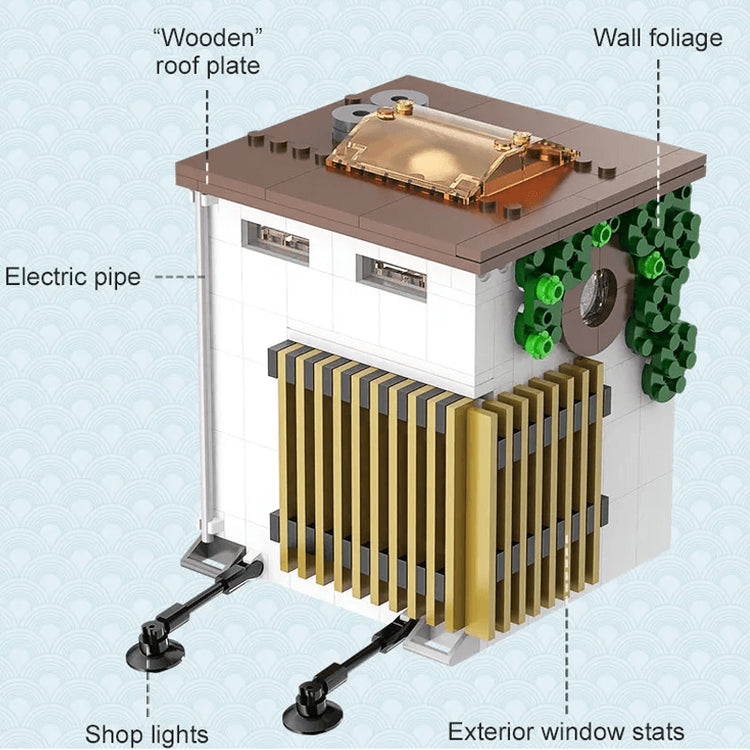 Japanese Steamed Bun House 1107pcs - ENBRIC