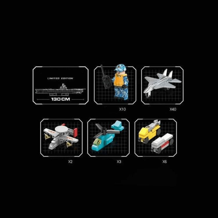 Aircraft Carrier 1:250 7017pcs - ENBRIC