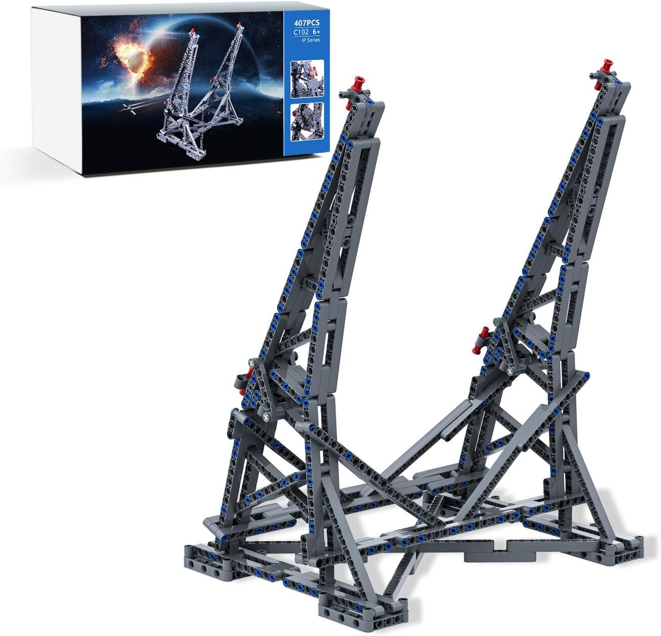 Millennium Falcon Vertical Display Stand for 75192 Building Blocks - ENBRIC