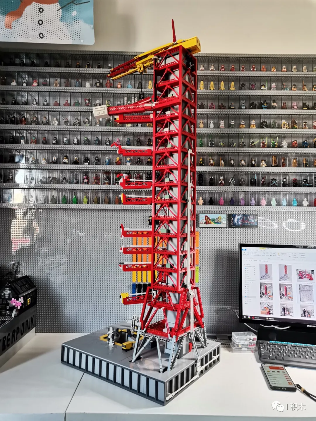 LEGO Apollo Saturn V Rocket Launch Pad & Gantry Tower & Launch Umbilical Tower(LUT) Assembly Guide - ENBRIC
