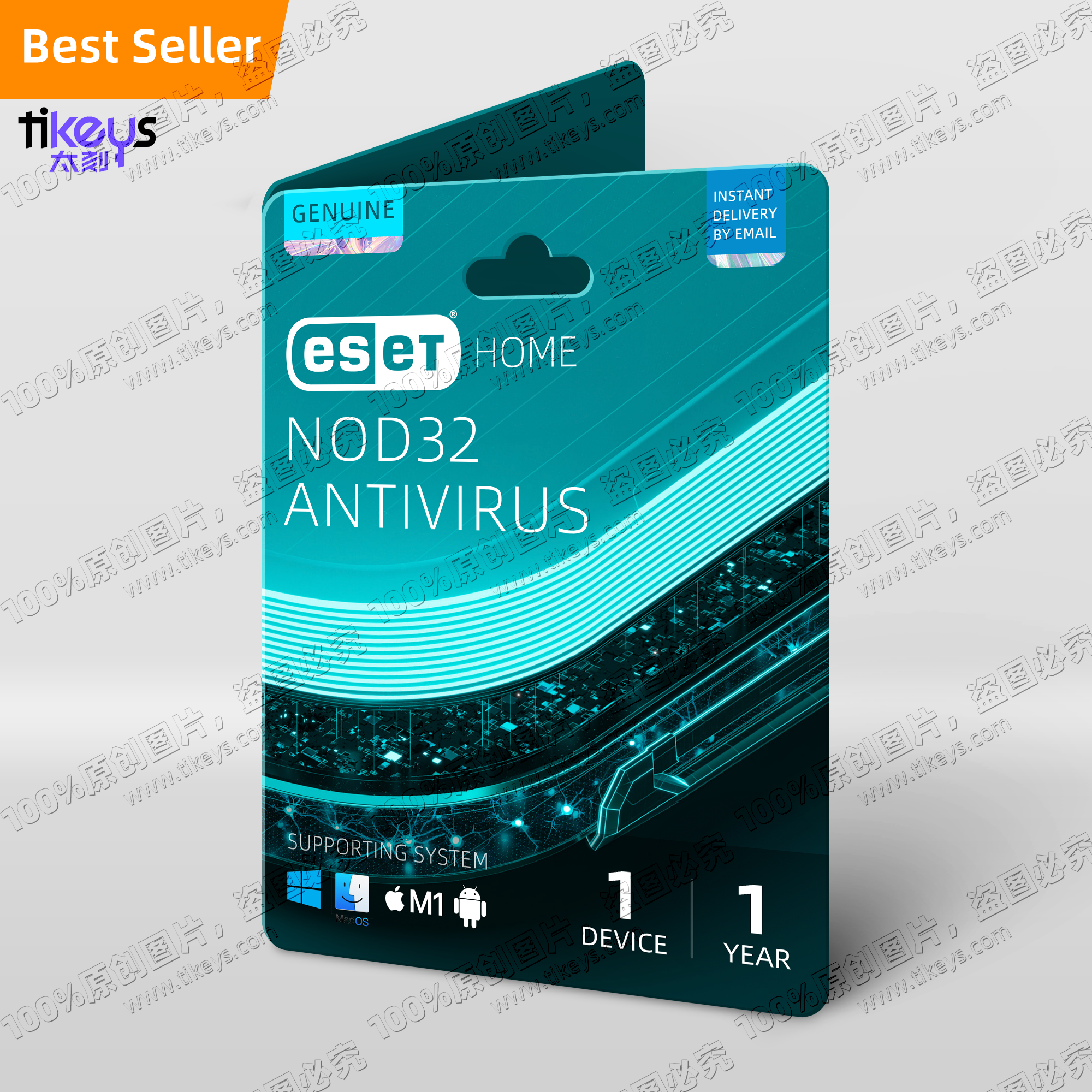 24/7 Online ESET NOD32 AntiVirus Key Genuine Global License 2024 Privacy Protection
