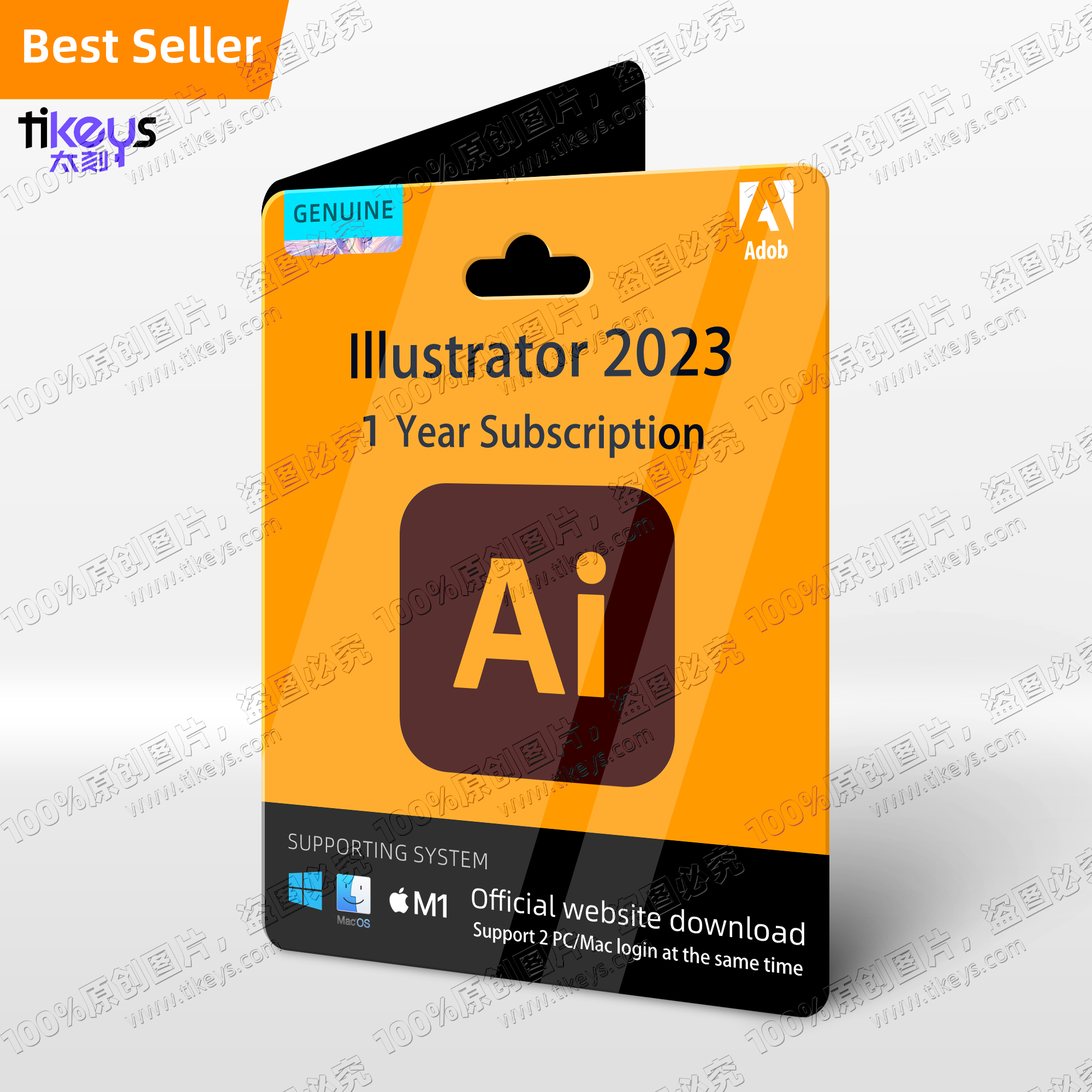 24/7 Online Adobe Illustrator 1 Year Subscription PC/Mac Genuine Original License Key 2024/2023/2022/2021 Not Lifetime