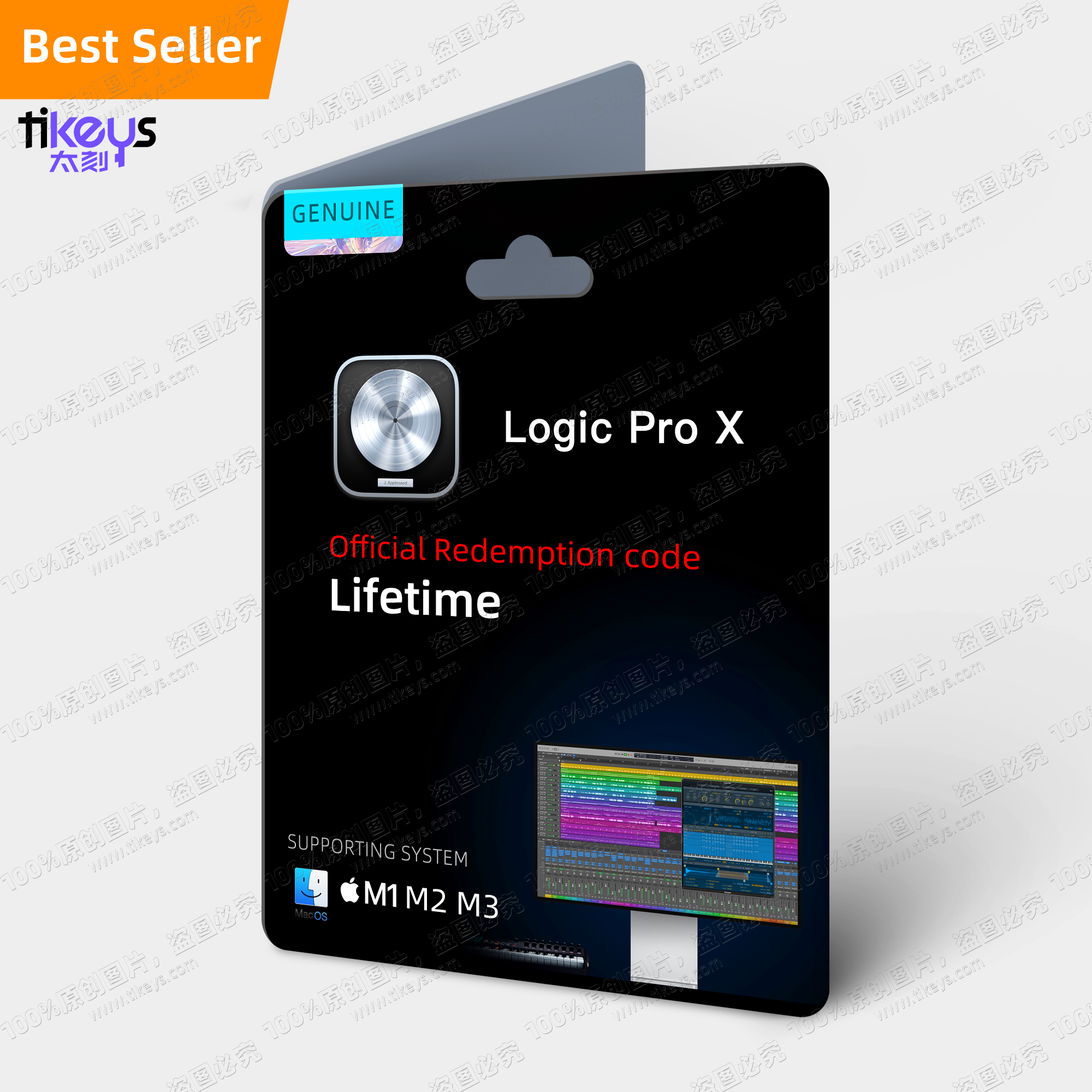 24/7 Online Logic Pro X for Mac/M1/M2/M3 Official Genuine Lifetime Video Editing Software