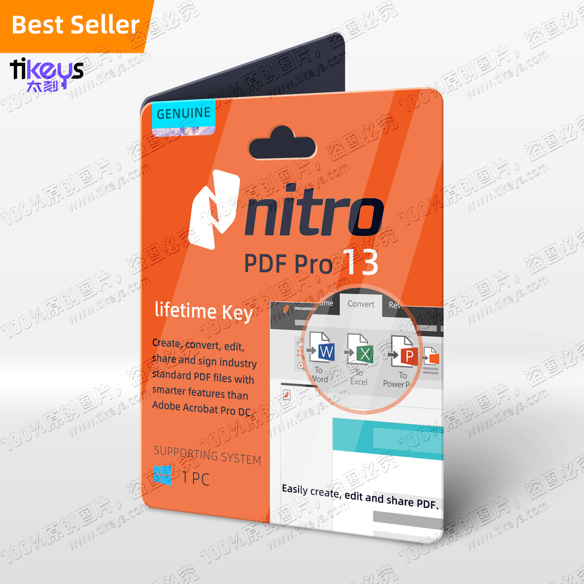 24/7 Online Nitro PDF Pro Official Genuine Original License Key Global Online Activation for Lifetime Editing PDF Software