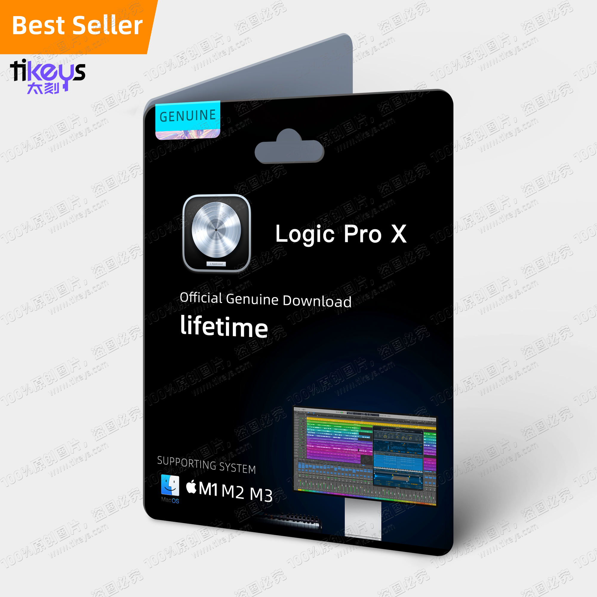 24/7 Online Logic Pro X for Mac/M1/M2/M3 Official Genuine Lifetime Video Editing Software