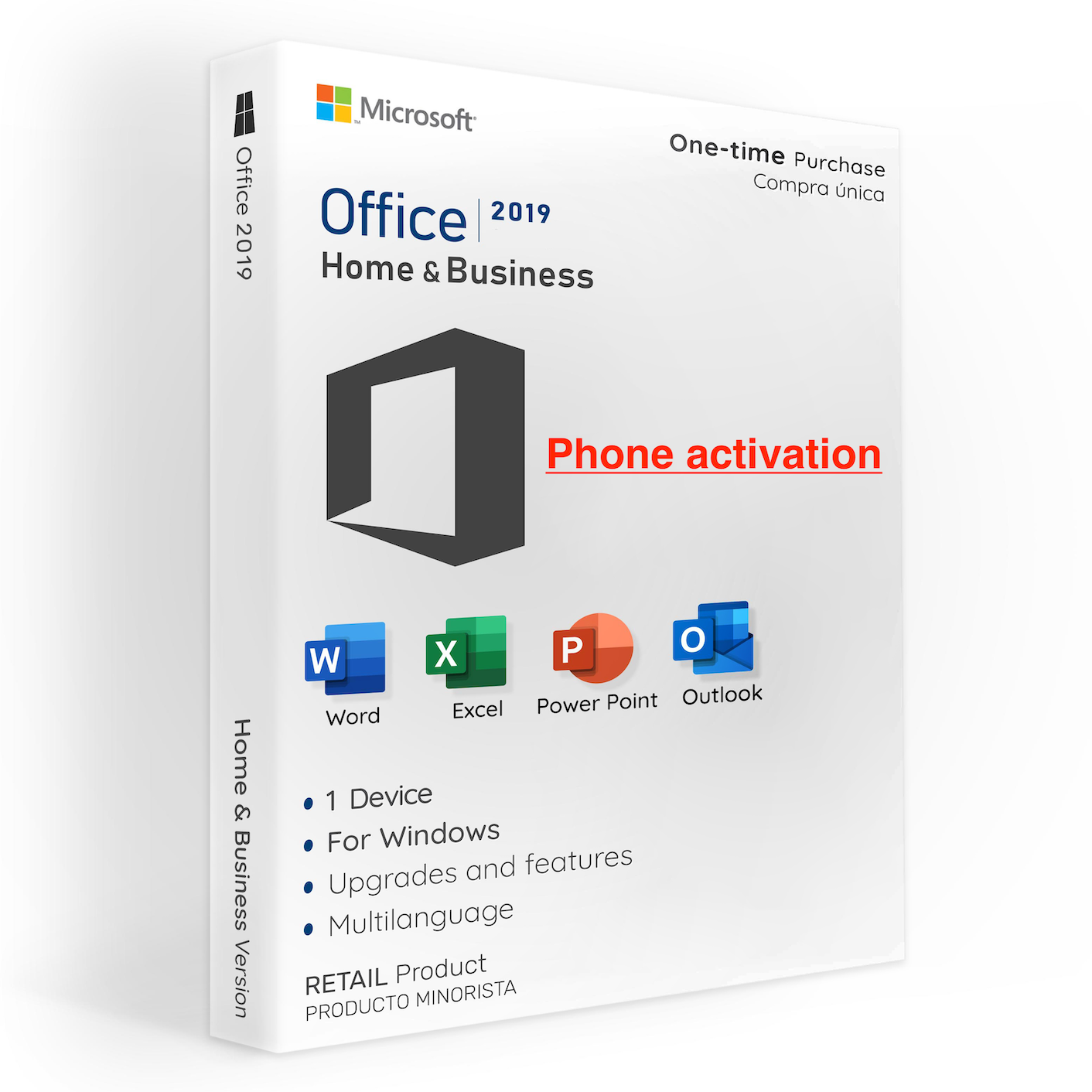 24/7 Online Phone Activation Ms Office 2021/2019/2016/2013 Professional Plus Key Retail User PP Genuine Retail License Code 100% Lifetime