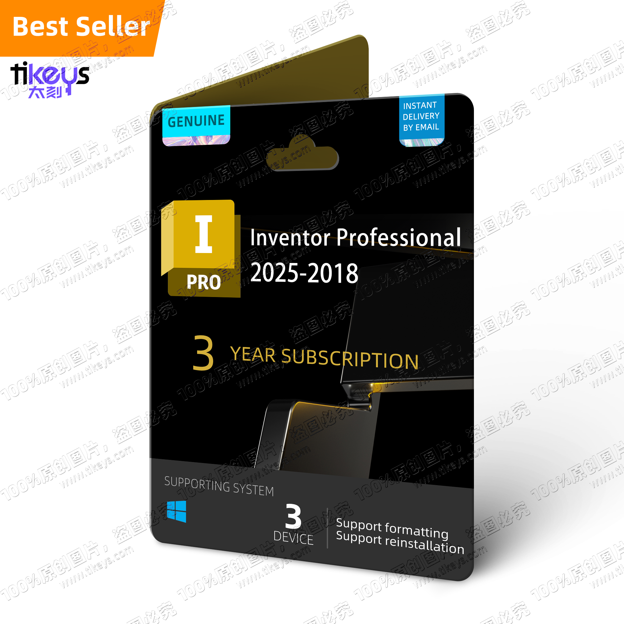 24/7 Online License Key Autodesk Inventor Professional Subscription 2025/2024/2023/2022 AutoCAD Drafting Drawing Tool Software