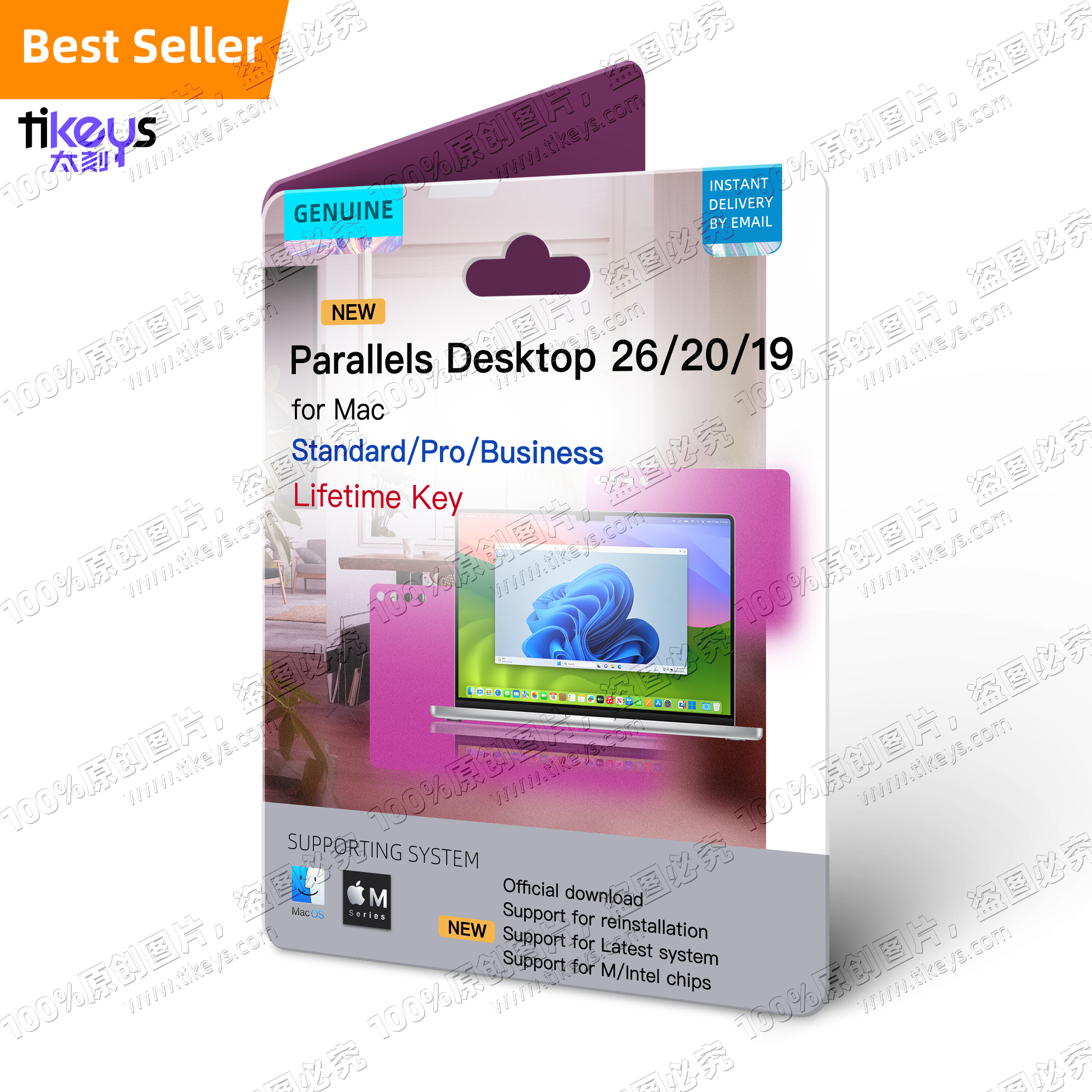 NEW Parallels Desktop 26/20/19 for Mac Lifetime Key Genuine Licence Online Activation Virtual Machine Software with Al-ready