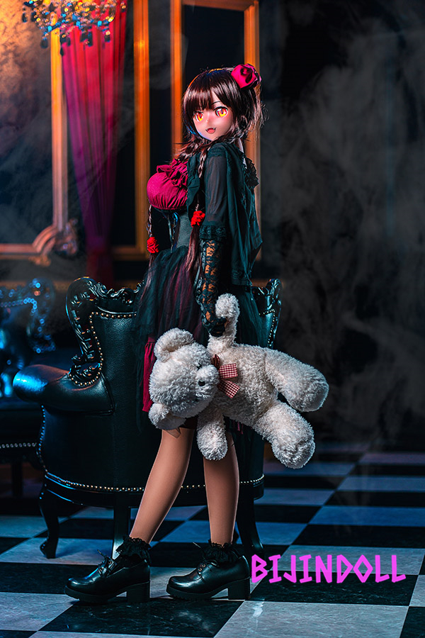 Siliko&Aotume Collaboration Doll H-cup 155cm TPE Big Tits Cute Anime Sex Doll 2-D Sex Cosplay Doll