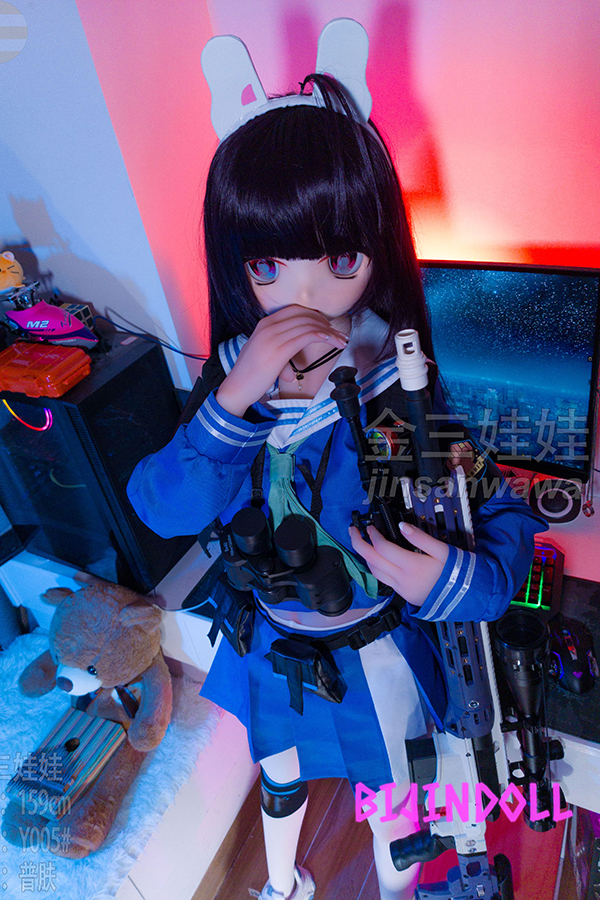 WMDoll#Y005 159cm B-Cup PVC Head Game Blue Archive Miyu Sex Dolls Cosplay Porn Adult Toys Dutch Wife