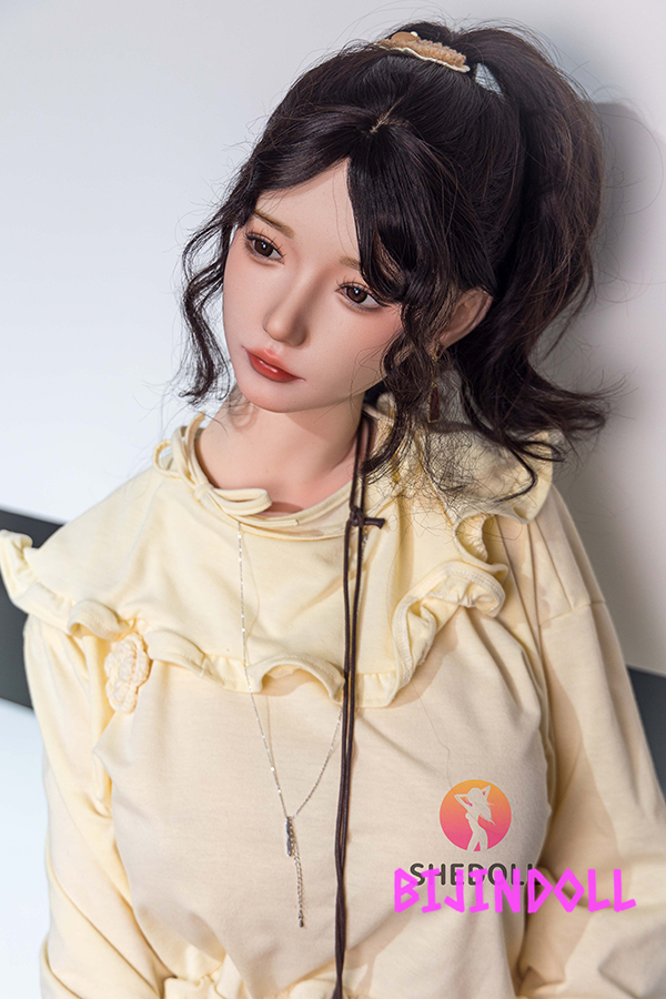 SHEDOLL 158cm C-cup Silicon Head Rial Sexy Doll Sex Life Size Adult Dutch Wife Handjob Erotic Creampie Doll