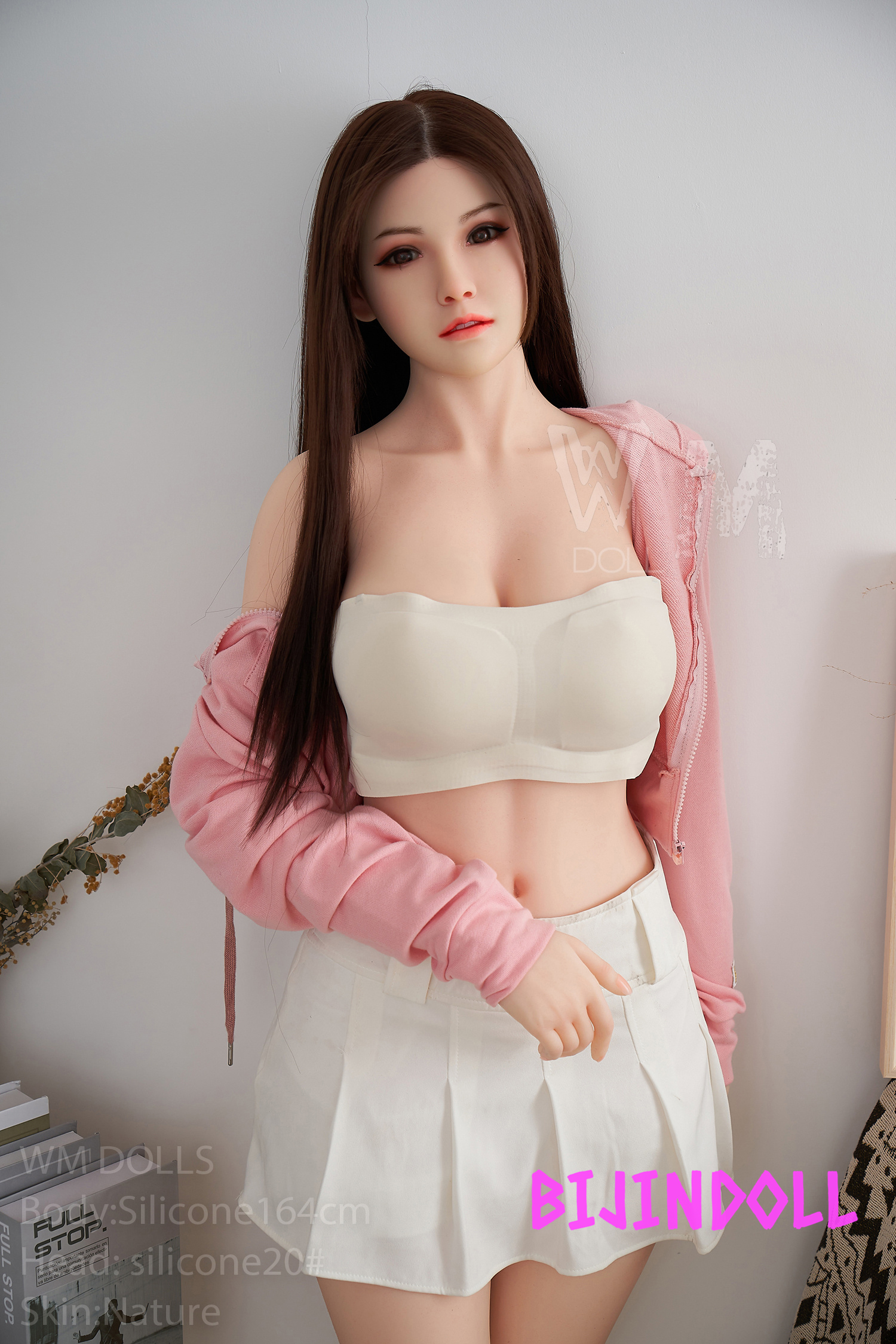 WMDoll#20 164cm D-Cup Silicone Head Beautiful face height sex doll 164 ideal weight love doll
