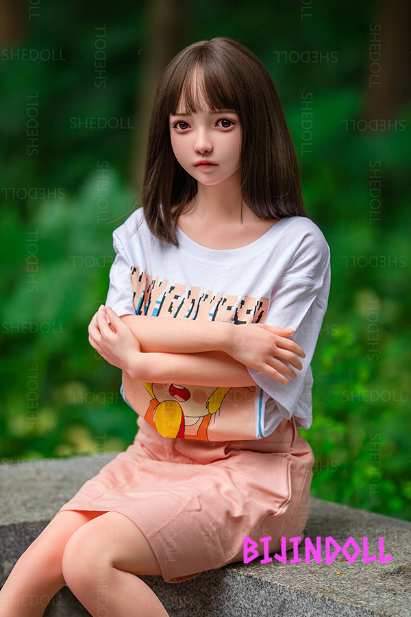 SHEDOLL 148cm D-cup Silicone Head Amazing Realistic Doll Life Size Love Doll TPE Body Cute Sex Doll