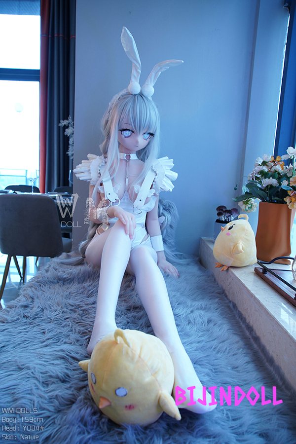 WMDoll#Y004 159cm B-Cup PVC Head Cute Anime Sex Doll Cosplay Erotic Sexy Bunny Love Dolls