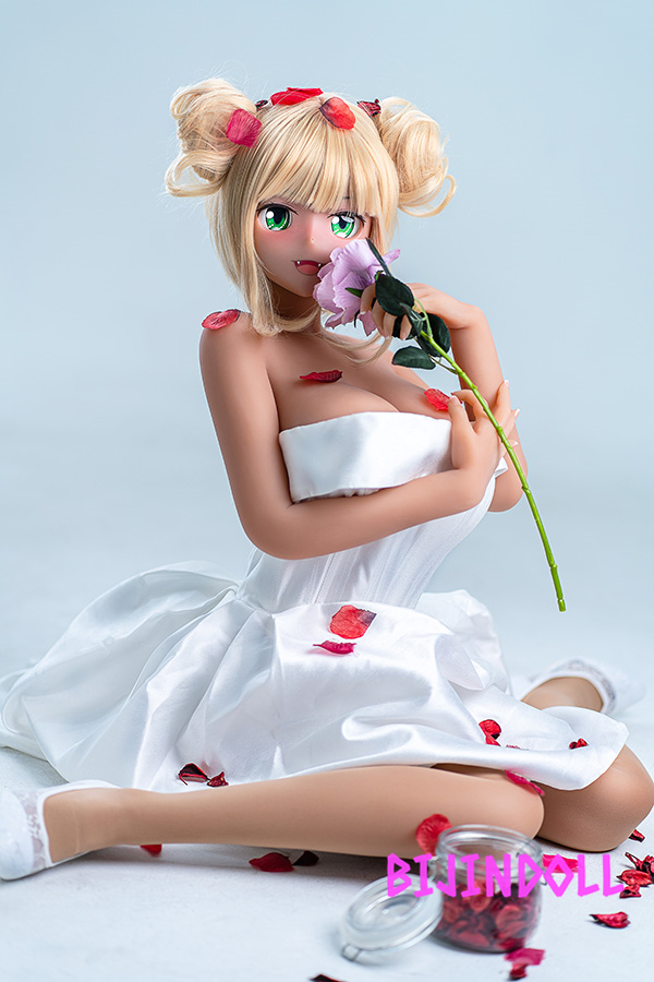 Siliko&Aotume collaboration doll H-cup 155cm TPE anime sex doll blonde Hot big tits Dutch wife
