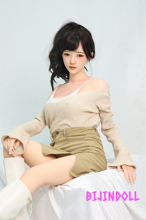 SHEDOLL 158cm C-cup Silicone head Innocent Beautiful sex Doll Erotic Medium breasts Real doll
