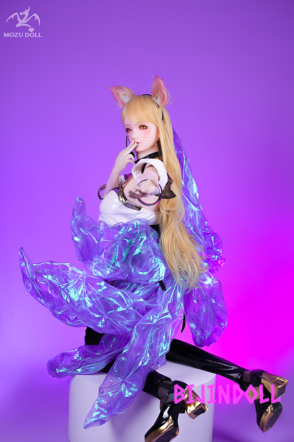 mozudoll 163cm H-cup TPE the Nine-Tailed Fox Ahri Sex Dolls Ahri Cos Play Love Doll Lifelike Reappear