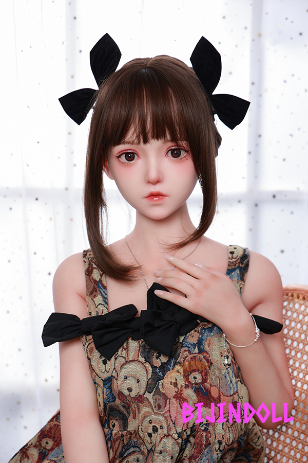 SHEDOLL 148cm D-cup Silicone Head Sex Doll Sister Plump TPE Body Natural Beautiful Dutch Wife