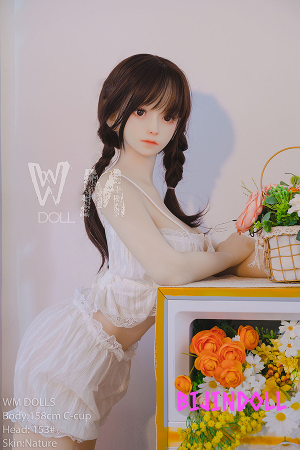 WMDoll#153 158cm C-cup TPE mannequin head Sex doll erotic cute real asian dutch wife