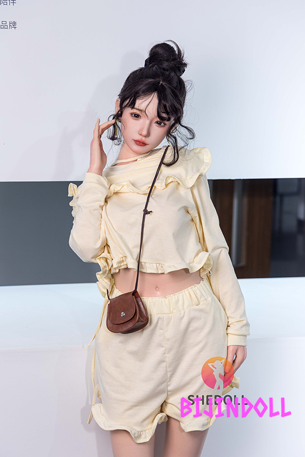 SHEDOLL 158cm C-cup Silicon Head Rial Sexy Doll Sex Life Size Adult Dutch Wife Handjob Erotic Creampie Doll