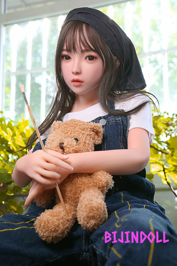 SHEDOLL 148cm D-cup Silicon head Cute slender real doll Asian sex doll Adult  Pornographic