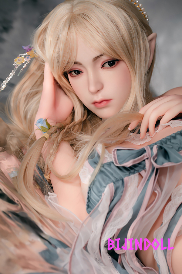 Bezlya 三色菫 161cm J-cup silicone head big breasts elf succubus love doll Realistic cosplay sex dutch doll