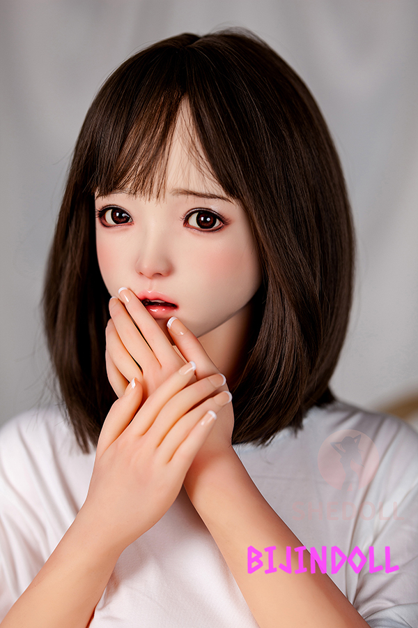 SHEDOLL 148cm D-cup Silicone head Realistic-faced gym clothes love doll TPE body cheap sex doll