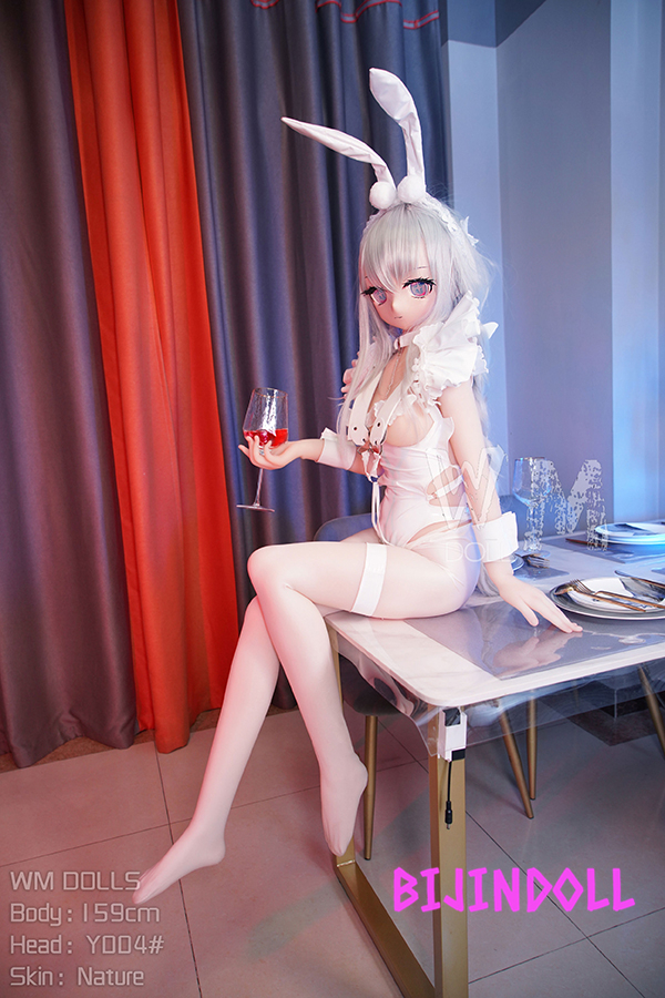 WMDoll#Y004 159cm B-Cup PVC Head Cute Anime Sex Doll Cosplay Erotic Sexy Bunny Love Dolls
