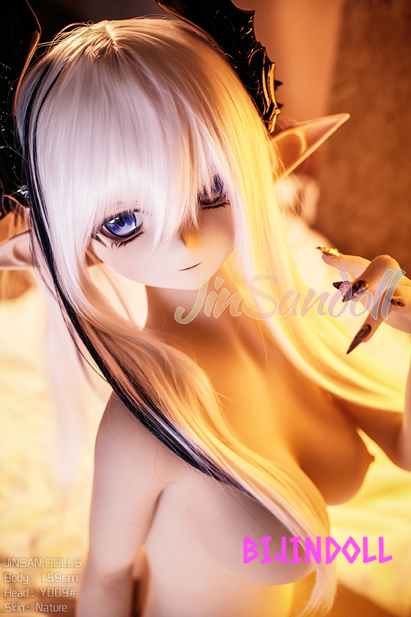 WMDoll#Y009 159cm B-cup PVC head cute elf anime sex doll TPE body cheap custom love dutch wife
