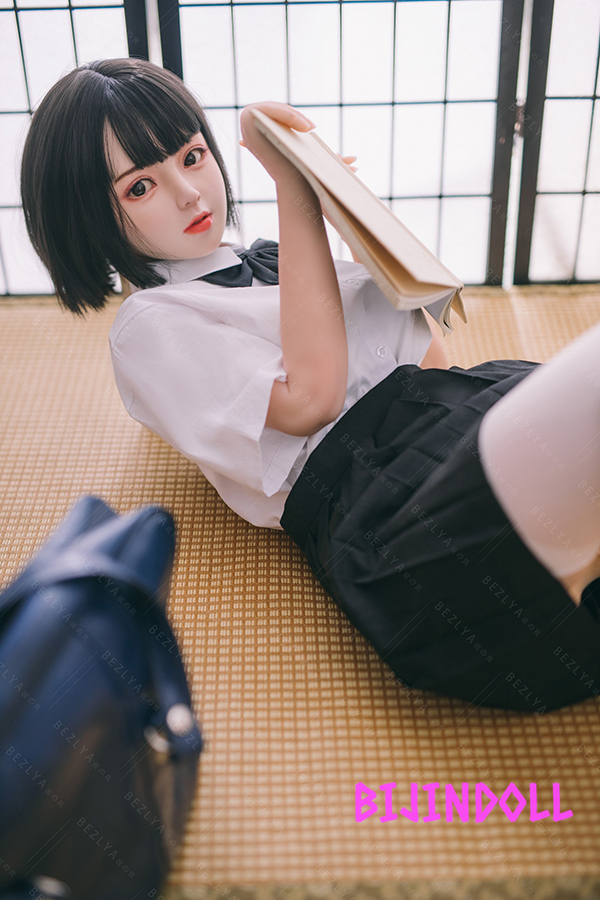 Bezlya 鈴蘭 149cm C-cup Silicone head + TPE body Real Adult Porn life-size doll sex dutchwife adult