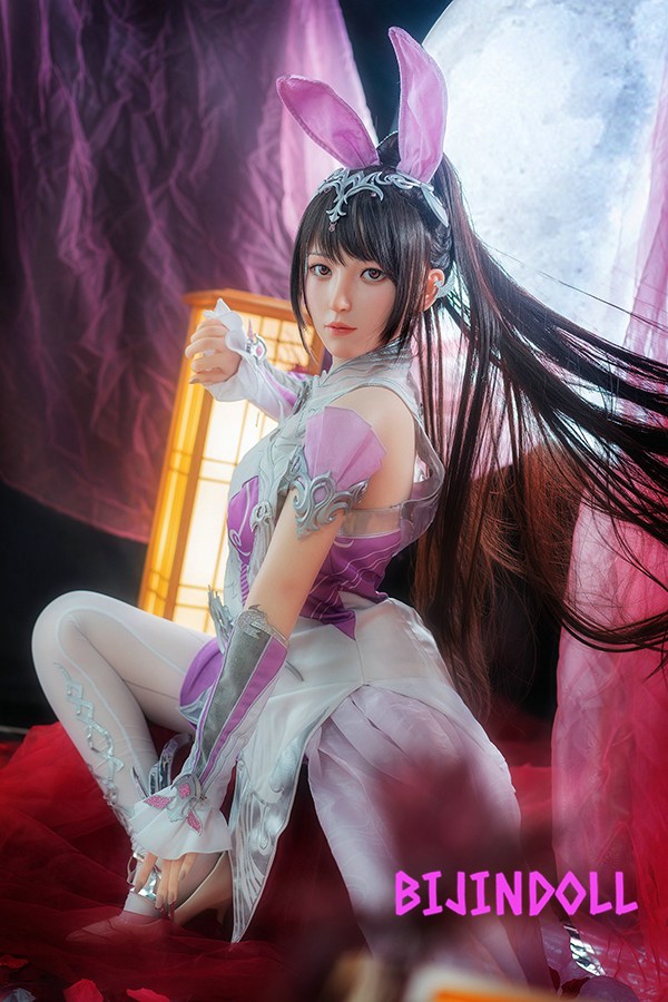 WAXDOLL#GE17Z 155cm C-cup Silicone Game Cosplay Love Doll Luxury Realistic Doll R18 Dutch Wife