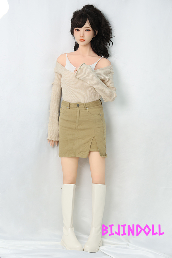 SHEDOLL 158cm C-cup Silicone head Innocent Beautiful sex Doll Erotic Medium breasts Real doll