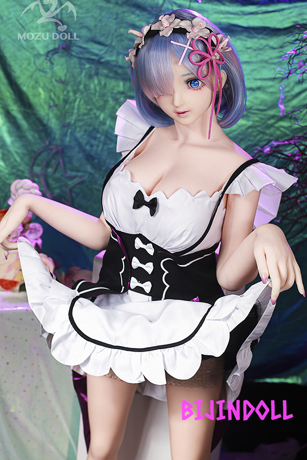 mozudoll 145cm TPE Rem Sex Dolls Cos Play Re Zero Rem anime Dutch Wife Anime Doll