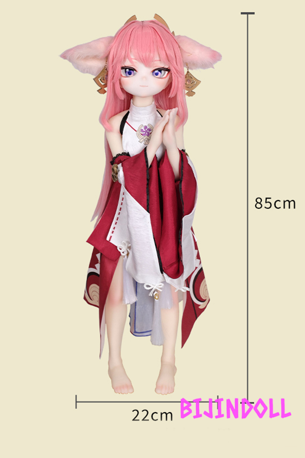 Mozudoll TinyFox Costume Free Yaemiko Love Doll Genshin Cosplay Doll PVC Head Dutch Wife